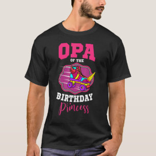 T-shirt Opa De L'Anniversaire Princess Roller Patins Anniv