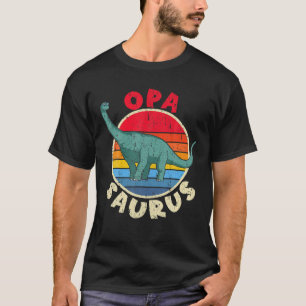 T-shirt Opa Saurus I Brachiosaurus Diplodocus I Mat de fam