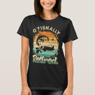 T-shirt O'pêcheur à la retraite depuis 2022 pêcheur à la r