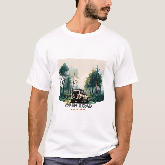 T-shirt open road (Devant)
