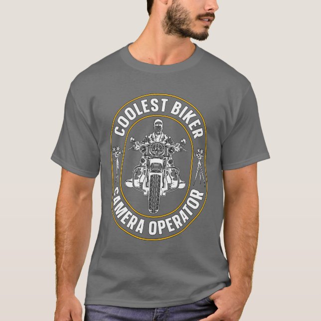 T-shirt Opérateur Caméra Movie Movie Maker Camera Movie Ma (Devant)