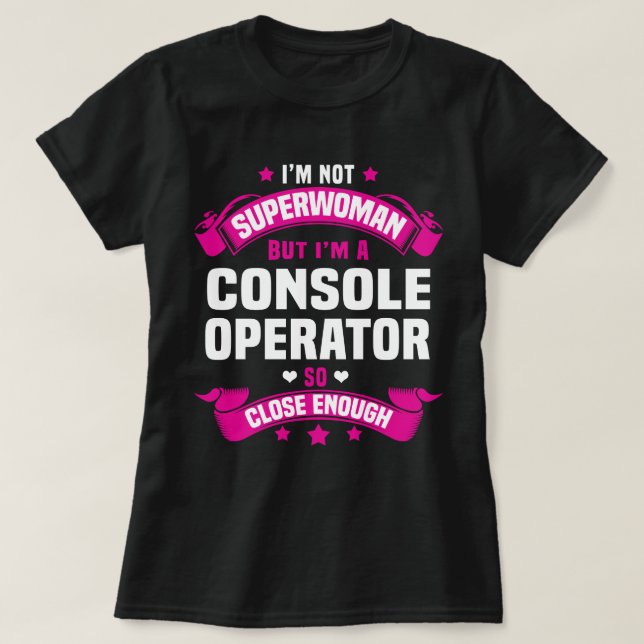 T-shirt Opérateur Console (Design devant)