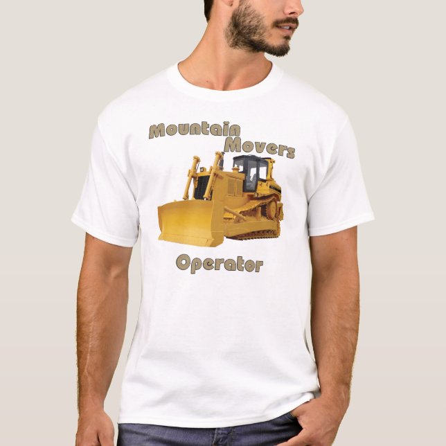 T-shirt Opérateur de bouteur de Taureau (Devant)