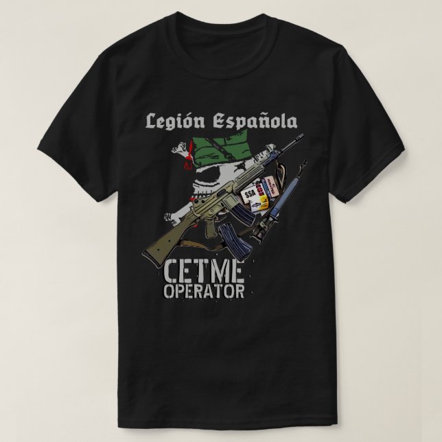 T-SHIRT OPÉRATEUR DE CETME LÉGION (Design devant)
