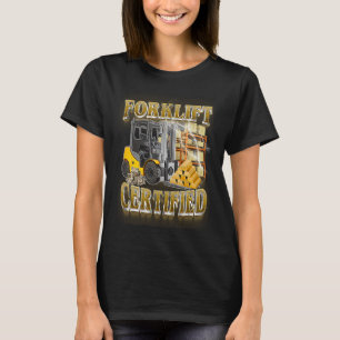 T-shirt Opérateur de chariot élévateur certifié pour chari