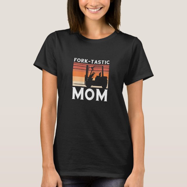 T-shirt Opérateur de fourche pour conducteur de chariot él (Devant)