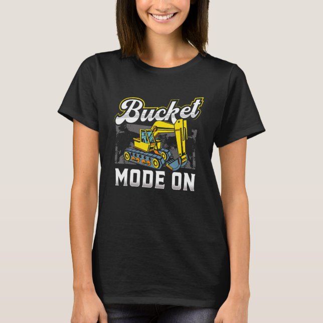 T-shirt Opérateur de matériel lourd Opérateur de rétrochar (Devant)