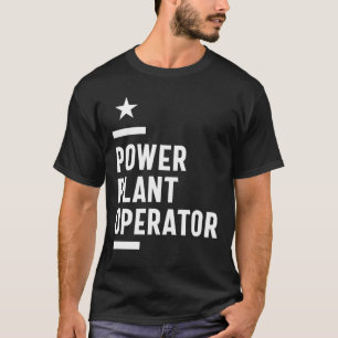 T-shirt Opérateur de Plante d'alimentation Titre du travai