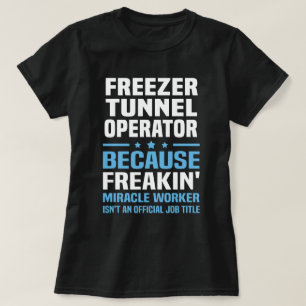 T-shirt Opérateur de tunnel de congélateur