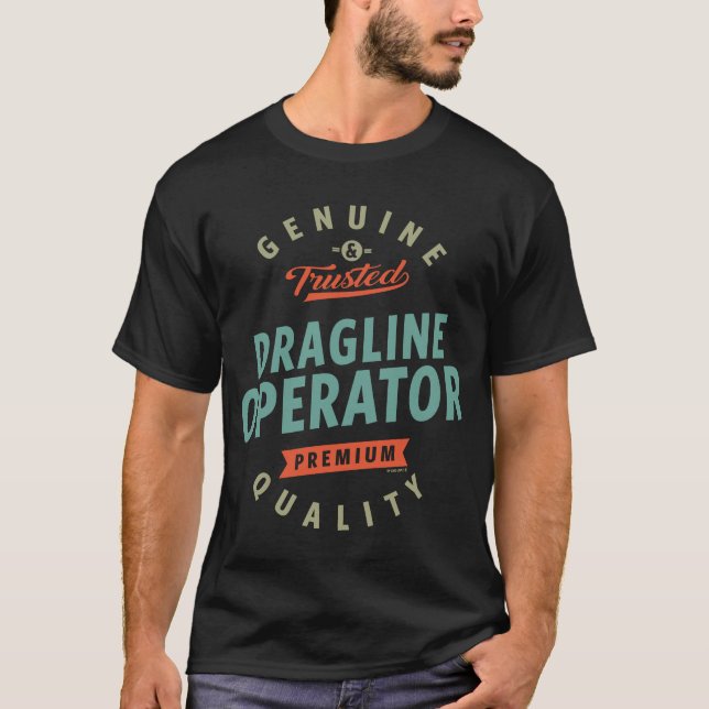 T-shirt Opérateur Dragline (Devant)