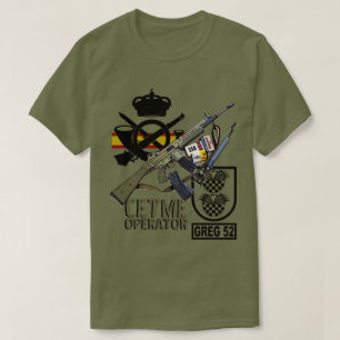 T-SHIRT OPÉRATEUR DU CENTRE D'INFANTERIE ESPAGNOL