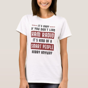 T-shirt Opérateur HAM Radio Antenne Amateur Fréquence Cade