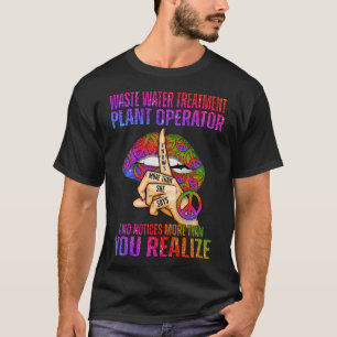 T-shirt Opérateur Plante De Traitement Des Eaux Déchets