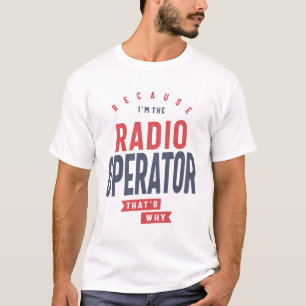 T-shirt Opérateur radio