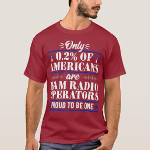 T-shirt Opérateur radio de jambon fier Radio amateur Funny