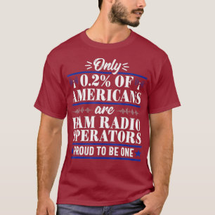 T-shirt Opérateur radio de jambon fier Radio amateur Funny