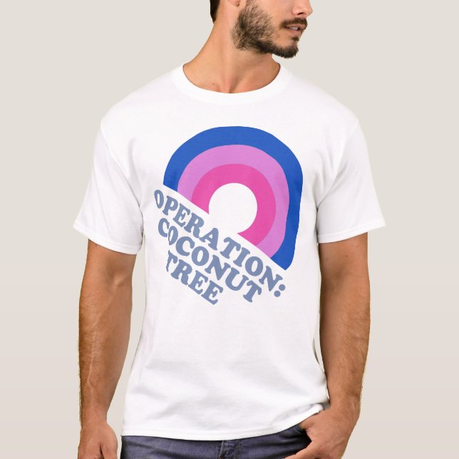 T-shirt Opération Coconut Tree Kamala Harris 2024 Bisexual (Devant)