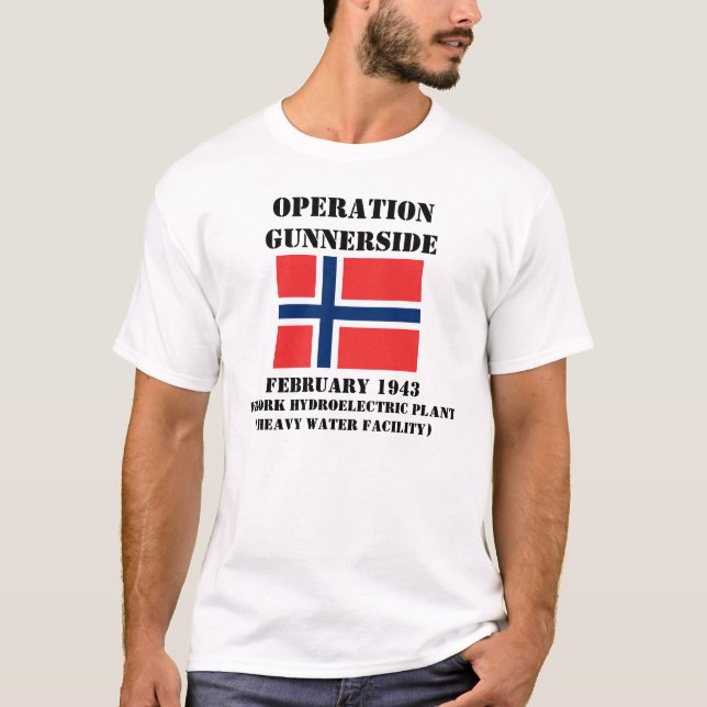 T-shirt Opération Gunnerside (Devant)