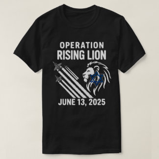 T-shirt Opération Lion Levant 2025 | Militaire Israélo-Ira
