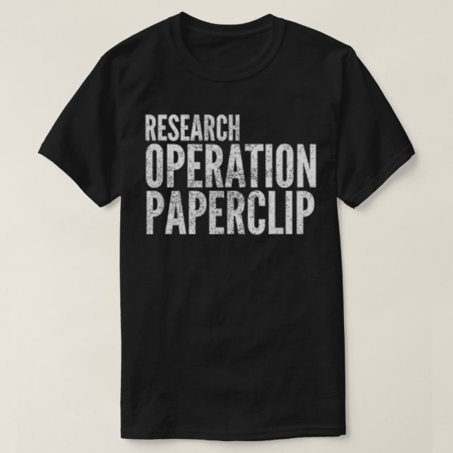 T-shirt Opération Paperclip (Design devant)