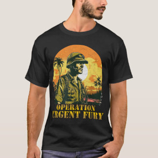T-shirt Opération Urgent Fury Grenade Vétérinaire Cadeau V
