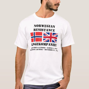 T-shirt Opérations de résistance britanniques norvégien