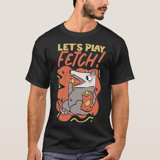 T-shirt Opossum Lire Récupérer (Devant)