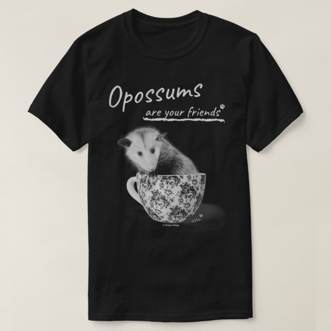 T-shirt Opossum sont vos amis (Design devant)
