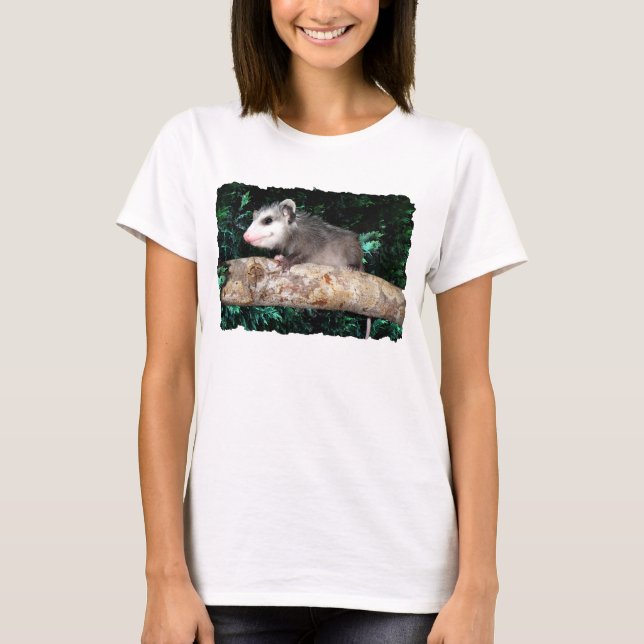 T-shirt Opossum sur la branche (Devant)