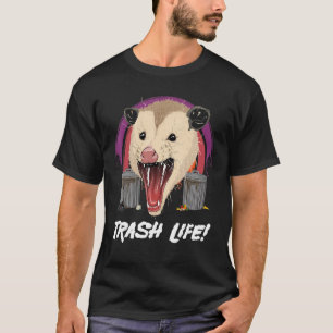 T-shirt Opossum Trash Life Possum Trash Cat Marsupial