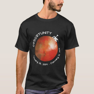 T-shirt Opportunity Rover 2004 2019 Mars Mission Rip Desig