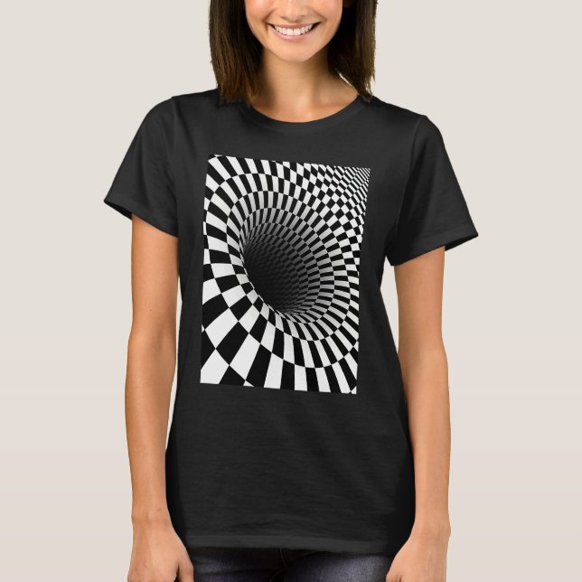 T-shirt Optical Illusion  Hole Illusion Science (Devant)