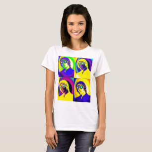 T-shirt "Optimystic" Liam Gallagher Pop Art Imprimé