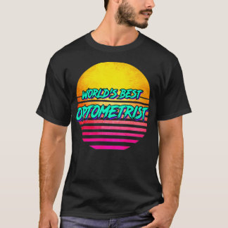 T-shirt Optométrie rétro des années 1980
