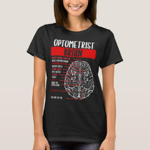 T-shirt Optométriste Cerveau Eyeglass Whisperer Opticien 