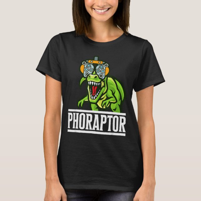 T-shirt Optometry Machine Phoropter Funny Optometrist Phor (Devant)