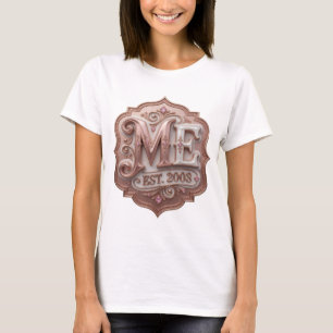 T-shirt Or ABSTRACT ART Design Moderne Doré