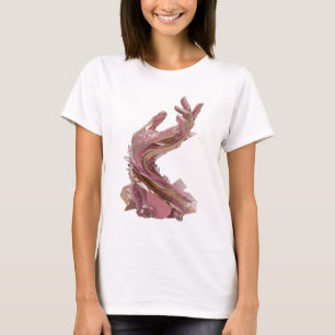 T-shirt Or Art Abstrait Doré DESIGN ABSTRAIT