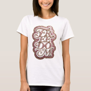 T-shirt Or Artisticque Portable Or en Liberté qui Attire l