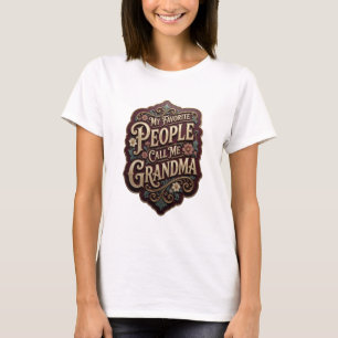 T-shirt Or brillant qui accroche MON PERSONNE PRÉFÉRÉE M'A