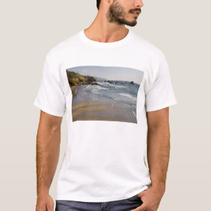 T-shirt OR, Côte de l'Oregon, Parc d'état Ecola, Indien