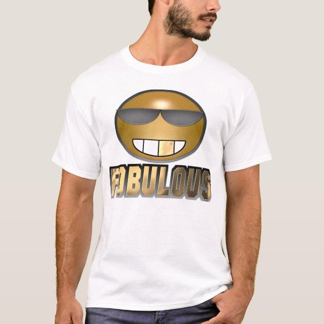 T-shirt Or de Fobulous (Devant)