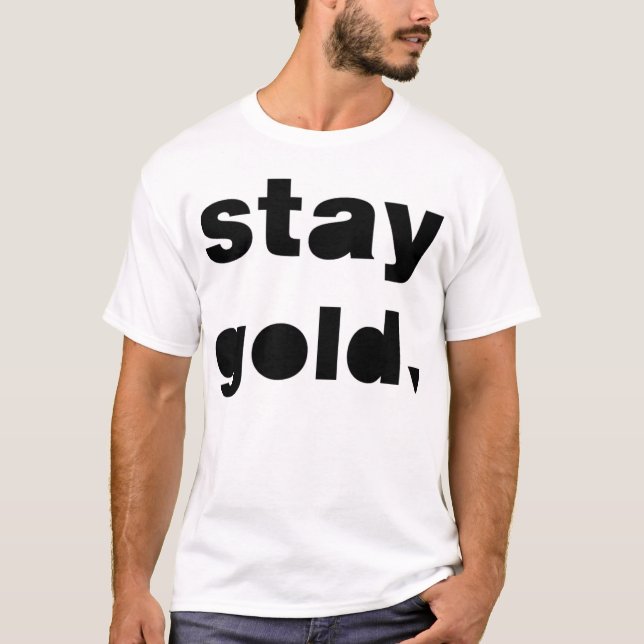 T-shirt Or de séjour (Devant)