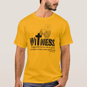 T-shirt Or de témoin