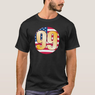 T-shirt Or des 99 Etats-Unis