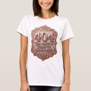 T-shirt Or Éclatant CETTE PERSONNE N'EST ACTUELLEMENT PAS