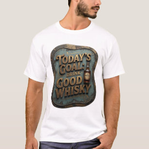 T-shirt Or Élégant BOISSON DE QUALITÉ AUJOURD'HUI