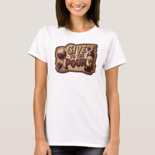T-shirt Or frappant DONNEZ AU VERSER Art à porter
