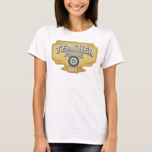 T-shirt Or Gold MODE ENSEIGNEMENT DÉACTIVÉ Conception Orig