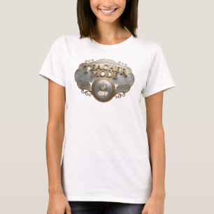 T-shirt Or Gold MODE ENSEIGNEMENT DÉACTIVÉ Style Déclarati